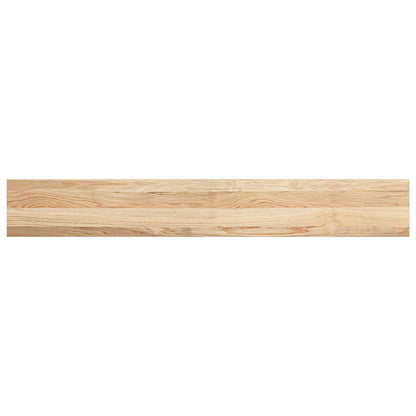 vidaXL Window Sills 2 pcs Untreated 140x20x2 cm Solid Wood Oak