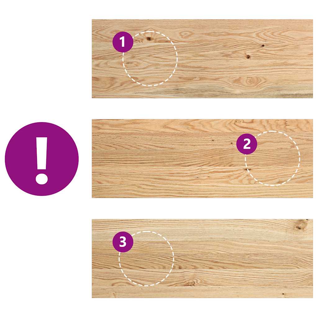 vidaXL Window Sills 2 pcs Untreated 70x25x2 cm Solid Wood Oak