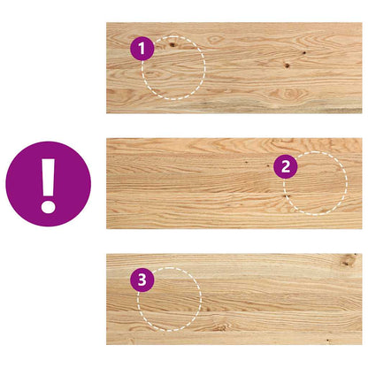 vidaXL Window Sills 2 pcs Untreated 70x25x2 cm Solid Wood Oak