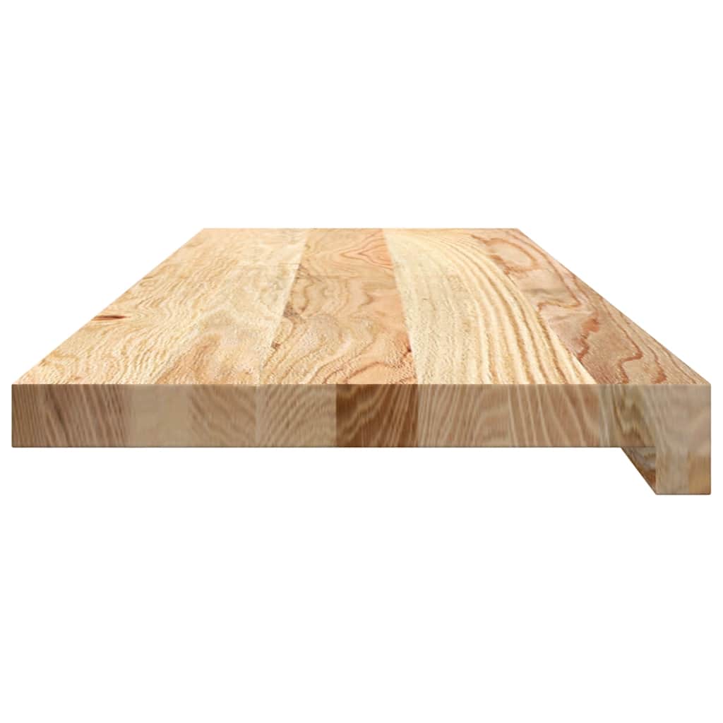 vidaXL Window Sills 2 pcs Untreated 80x25x2 cm Solid Wood Oak