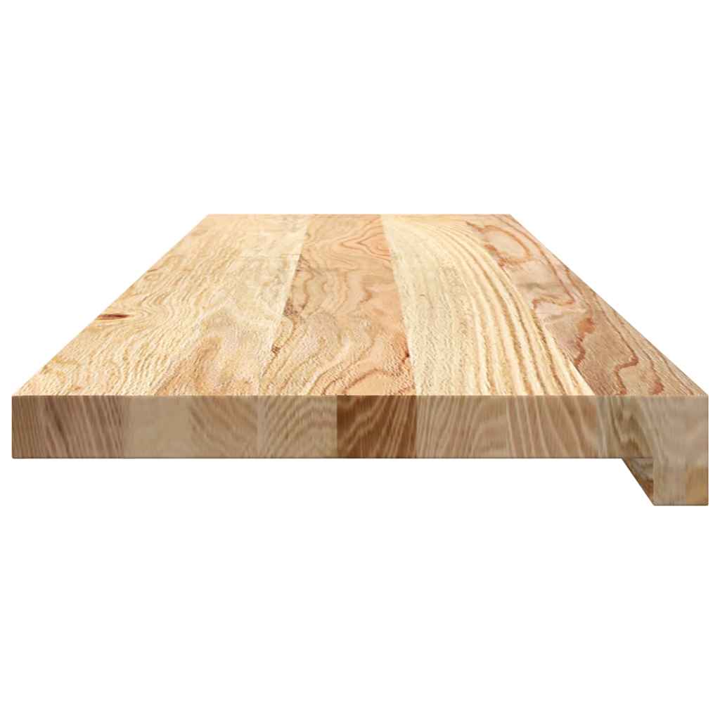 vidaXL Window Sills 2 pcs Untreated 90x25x2 cm Solid Wood Oak