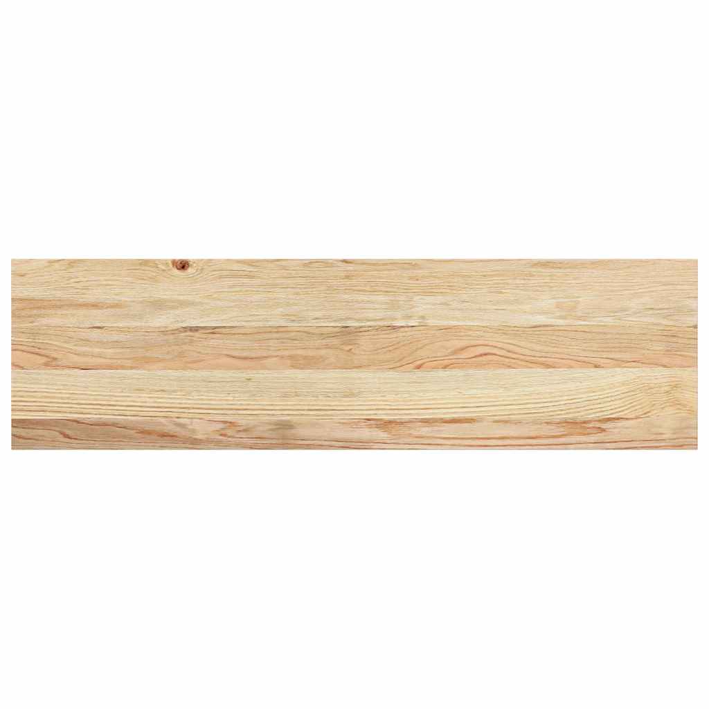 vidaXL Window Sills 2 pcs Untreated 90x25x2 cm Solid Wood Oak