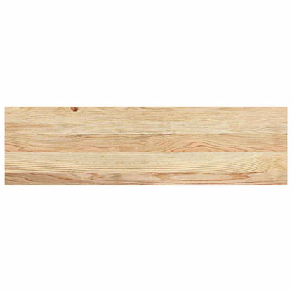 vidaXL Window Sills 2 pcs Untreated 90x25x2 cm Solid Wood Oak