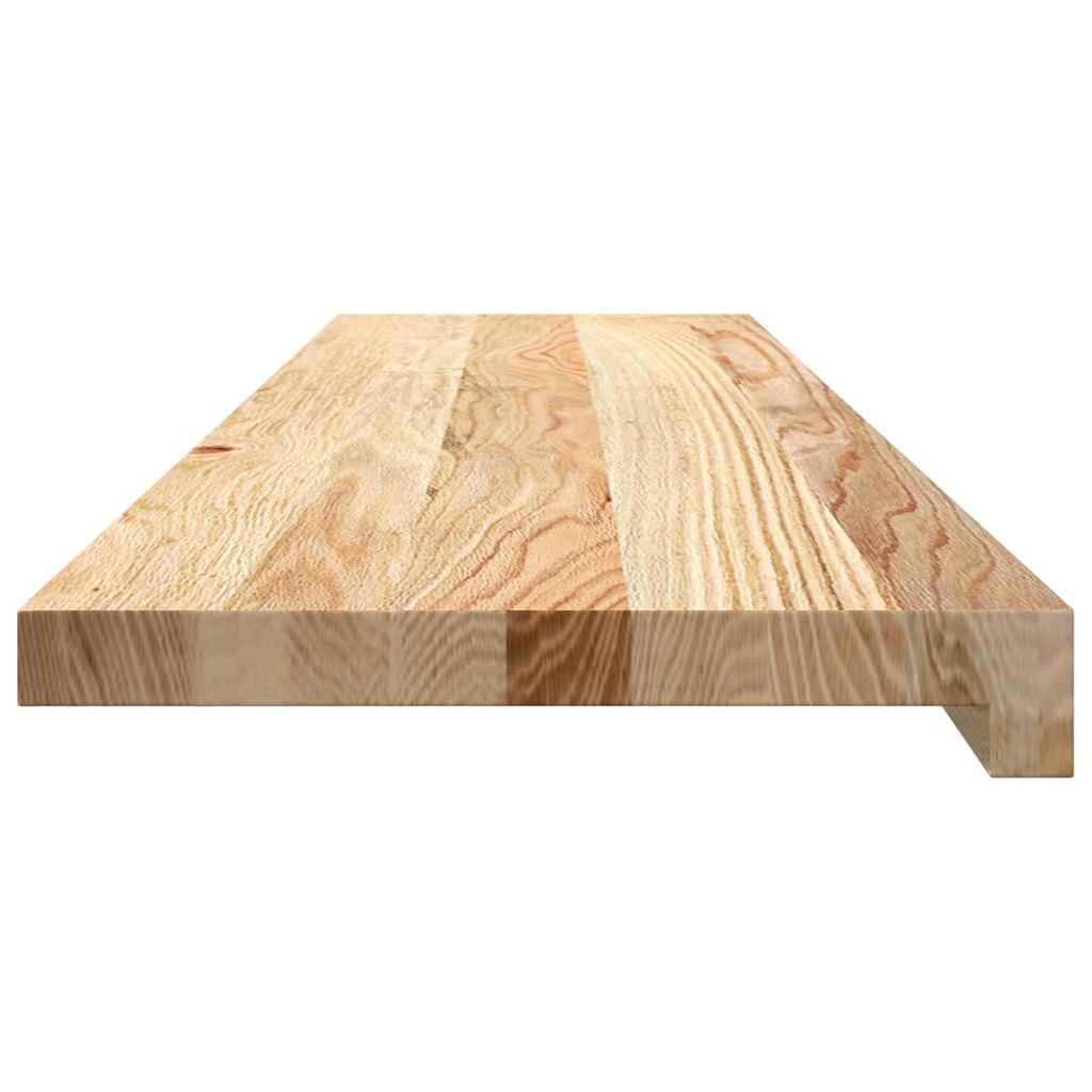 vidaXL Window Sills 2 pcs Untreated 100x25x2 cm Solid Wood Oak