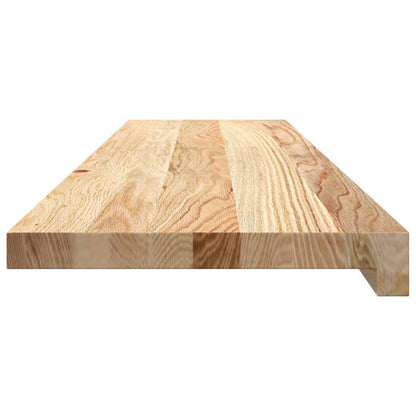 vidaXL Window Sills 2 pcs Untreated 100x25x2 cm Solid Wood Oak