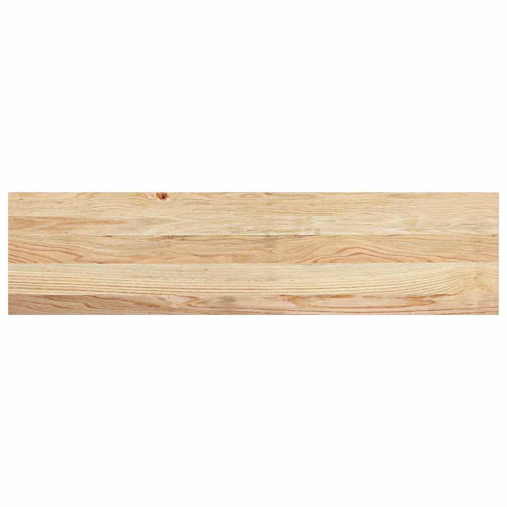 vidaXL Window Sills 2 pcs Untreated 100x25x2 cm Solid Wood Oak