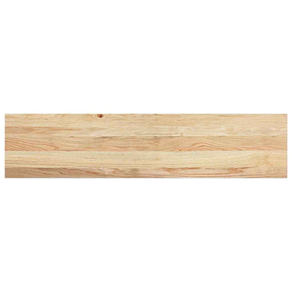 vidaXL Window Sills 2 pcs Untreated 110x25x2 cm Solid Wood Oak