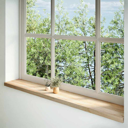 vidaXL Window Sills 2 pcs Untreated 160x25x2 cm Solid Wood Oak