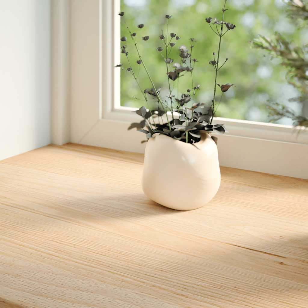 vidaXL Window Sills 2 pcs Untreated 160x25x2 cm Solid Wood Oak