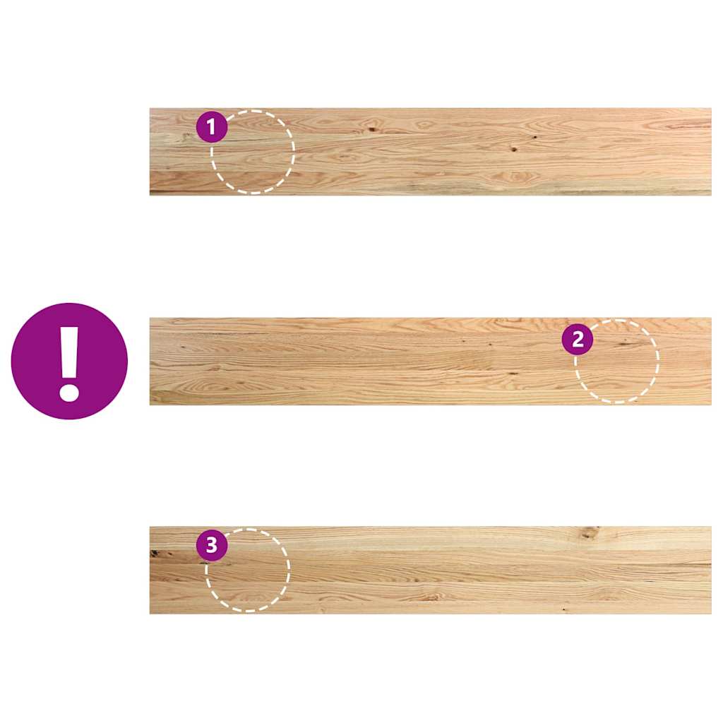vidaXL Window Sills 2 pcs Untreated 160x25x2 cm Solid Wood Oak