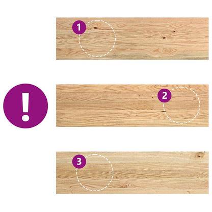 vidaXL Window Sills 2 pcs Untreated 90x30x2 cm Solid Wood Oak