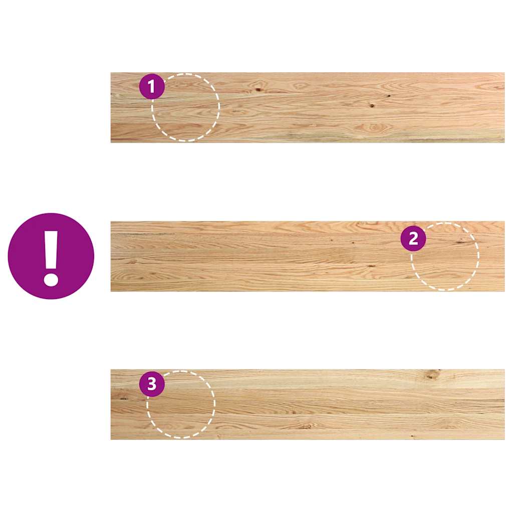 vidaXL Window Sills 2 pcs Untreated 140x30x2 cm Solid Wood Oak