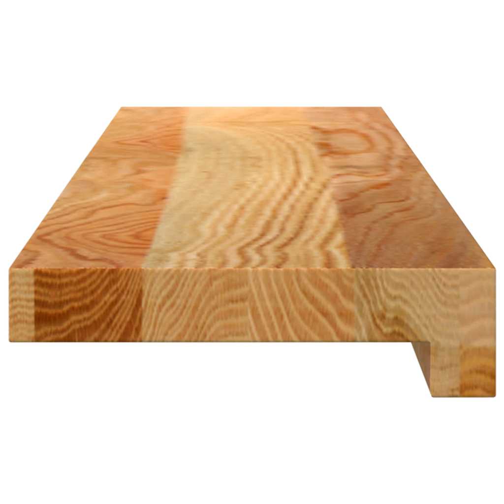 vidaXL Window Sills 2 pcs Light Brown 70x15x2 cm Solid Wood Oak