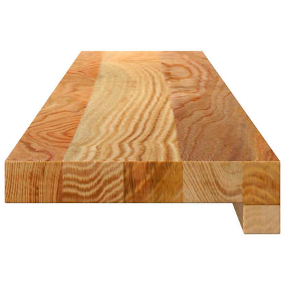 vidaXL Window Sills 2 pcs Light Brown 90x15x2 cm Solid Wood Oak