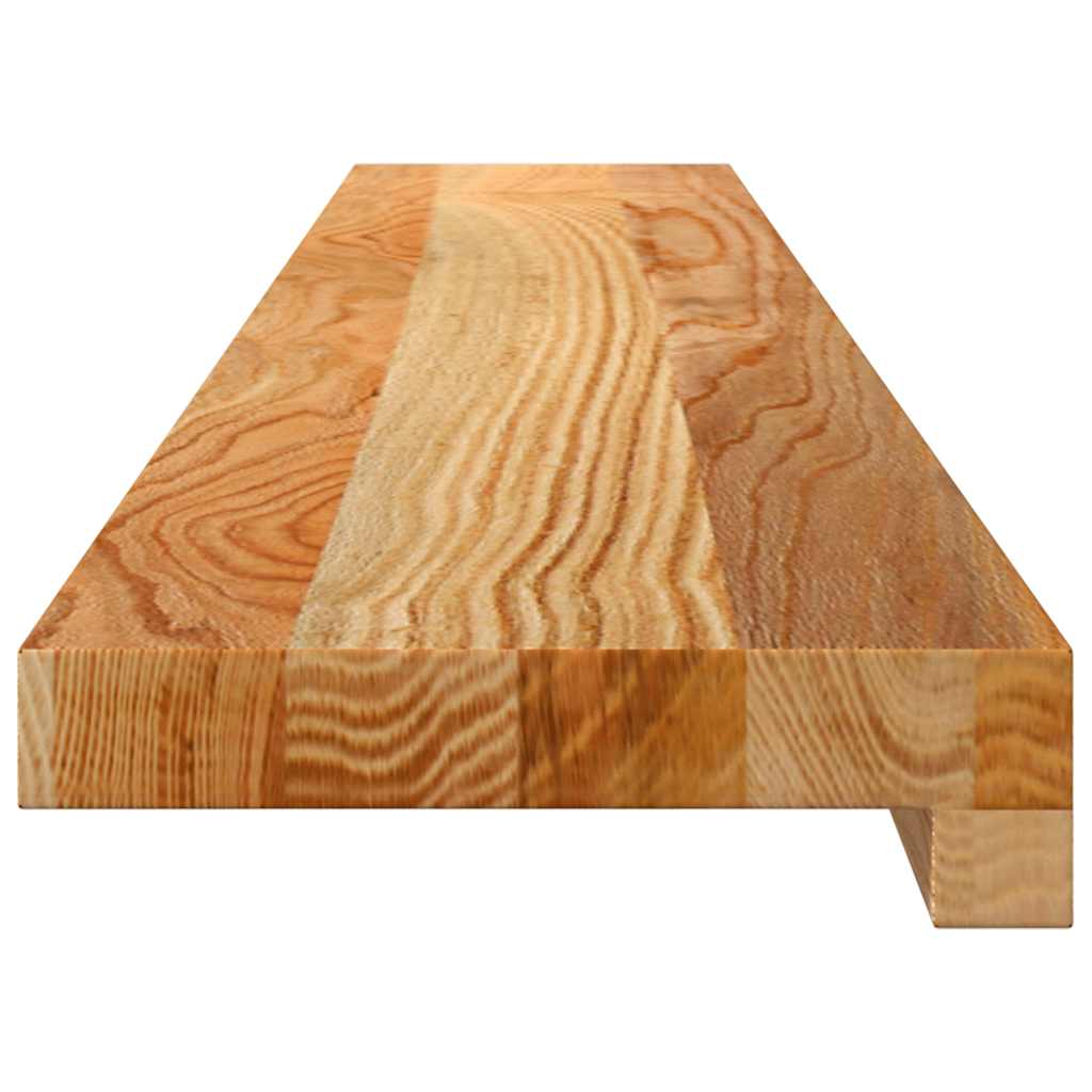 vidaXL Window Sills 2 pcs Light Brown 110x15x2 cm Solid Wood Oak