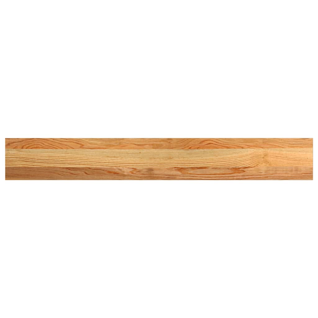vidaXL Window Sills 2 pcs Light Brown 110x15x2 cm Solid Wood Oak