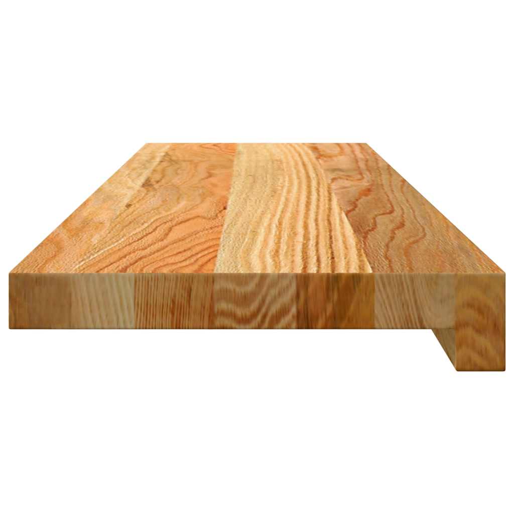 vidaXL Window Sills 2 pcs Light Brown 80x20x2 cm Solid Wood Oak