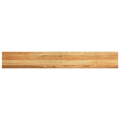 vidaXL Window Sills 2 pcs Light Brown 140x20x2 cm Solid Wood Oak