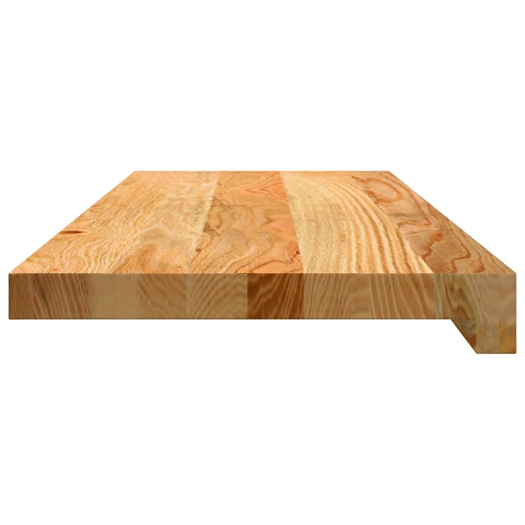 vidaXL Window Sills 2 pcs Light Brown 70x25x2 cm Solid Wood Oak