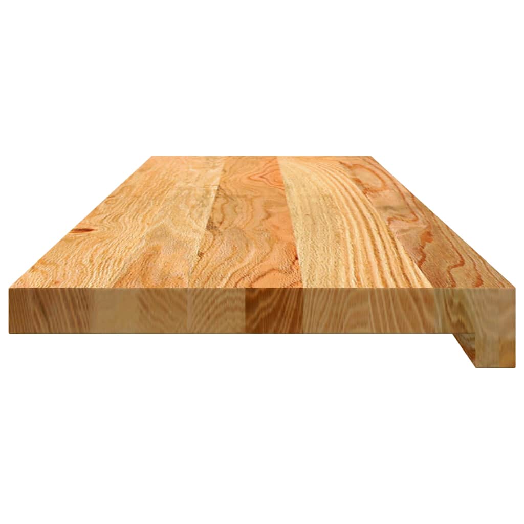 vidaXL Window Sills 2 pcs Light Brown 90x25x2 cm Solid Wood Oak