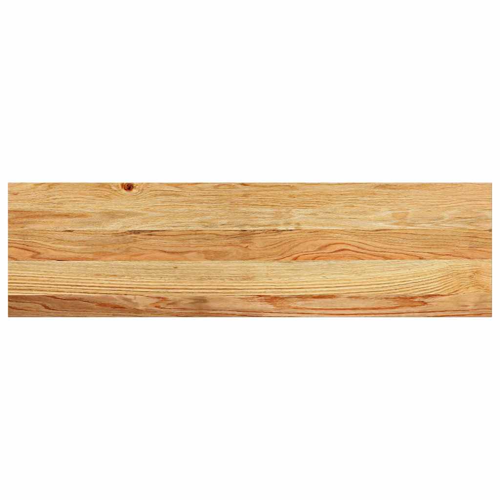 vidaXL Window Sills 2 pcs Light Brown 90x25x2 cm Solid Wood Oak
