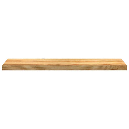 vidaXL Window Sills 2 pcs Light Brown 100x25x2 cm Solid Wood Oak