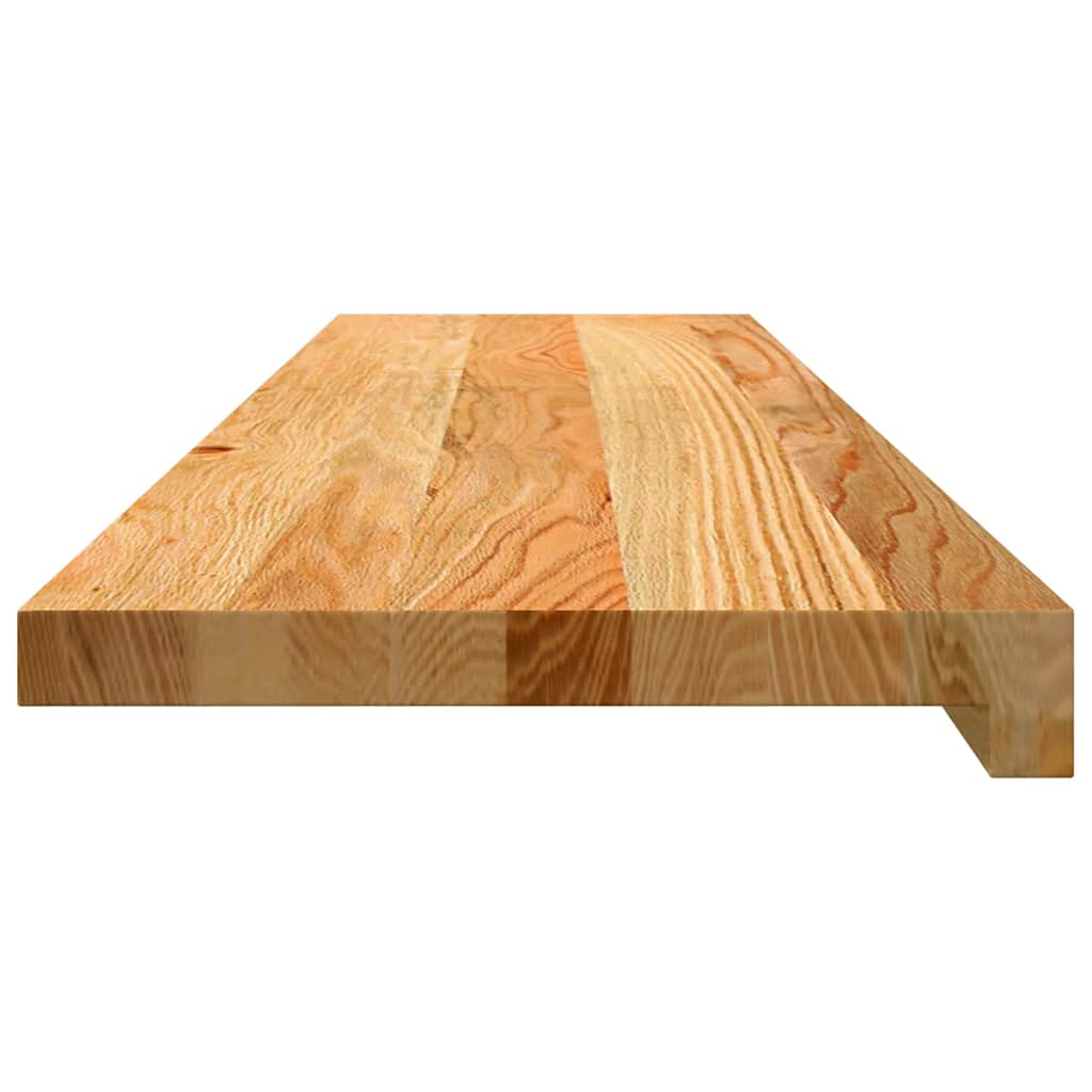 vidaXL Window Sills 2 pcs Light Brown 100x30x2 cm Solid Wood Oak