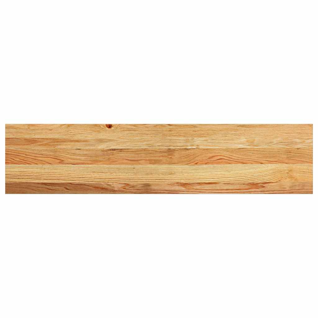 vidaXL Window Sills 2 pcs Light Brown 110x30x2 cm Solid Wood Oak