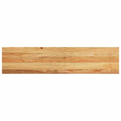 vidaXL Window Sills 2 pcs Light Brown 110x30x2 cm Solid Wood Oak