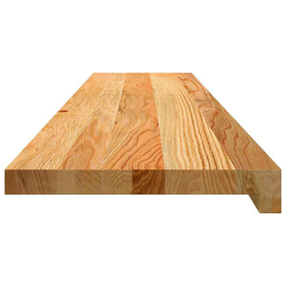 vidaXL Window Sills 2 pcs Light Brown 120x30x2 cm Solid Wood Oak