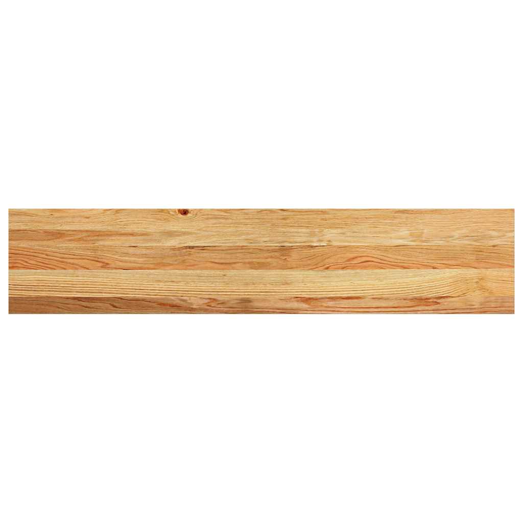 vidaXL Window Sills 2 pcs Light Brown 120x30x2 cm Solid Wood Oak
