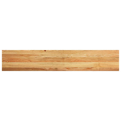 vidaXL Window Sills 2 pcs Light Brown 140x30x2 cm Solid Wood Oak