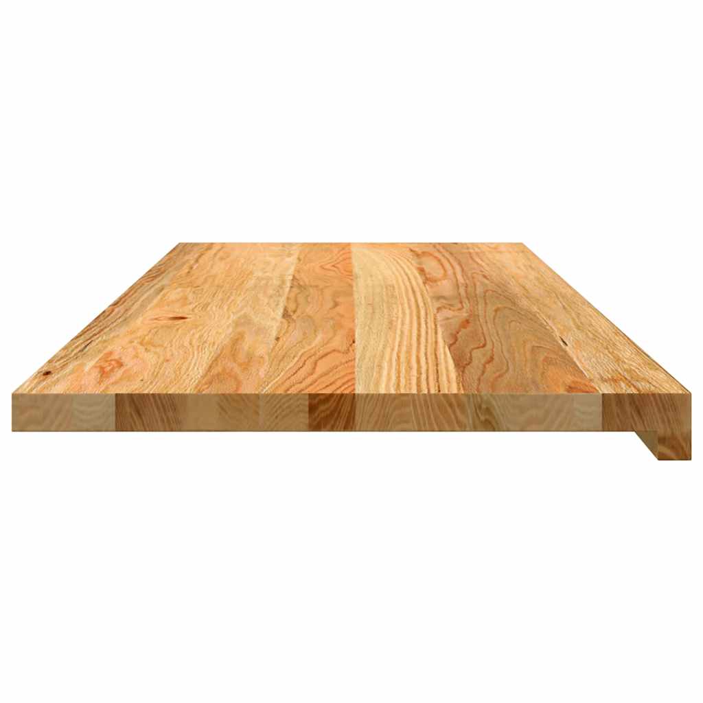 vidaXL Window Sills 2 pcs Light Brown 100x40x2 cm Solid Wood Oak