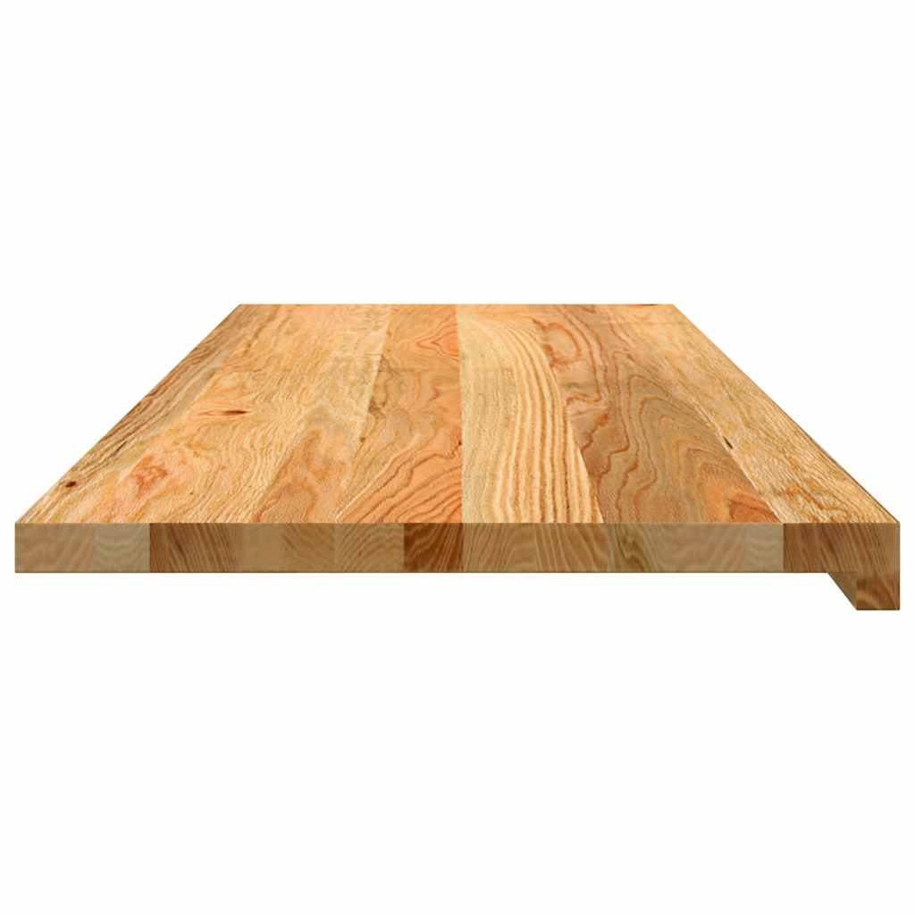 vidaXL Window Sills 2 pcs Light Brown 110x40x2 cm Solid Wood Oak