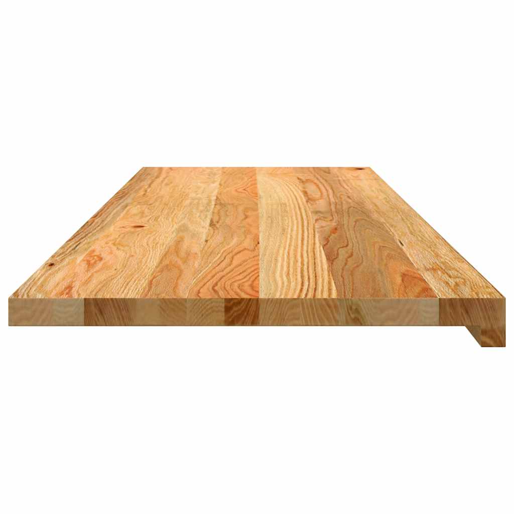 vidaXL Window Sills 2 pcs Light Brown 120x40x2 cm Solid Wood Oak