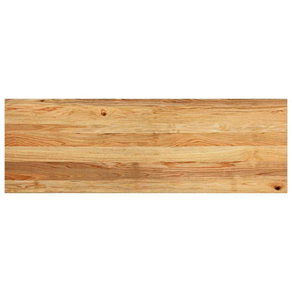 vidaXL Window Sills 2 pcs Light Brown 120x40x2 cm Solid Wood Oak