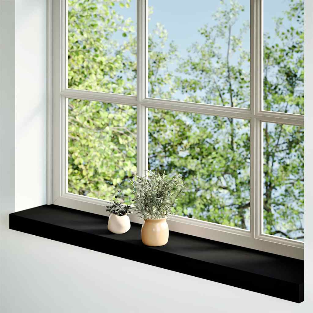 vidaXL Window Sills 2 pcs Dark Brown 70x15x2 cm Solid Wood Oak