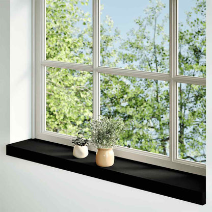 vidaXL Window Sills 2 pcs Dark Brown 90x15x2 cm Solid Wood Oak
