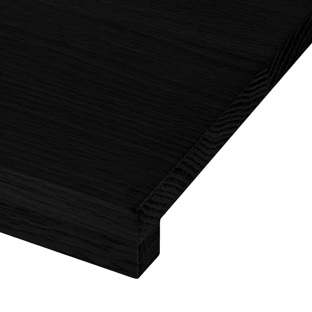 vidaXL Window Sills 2 pcs Dark Brown 90x15x2 cm Solid Wood Oak