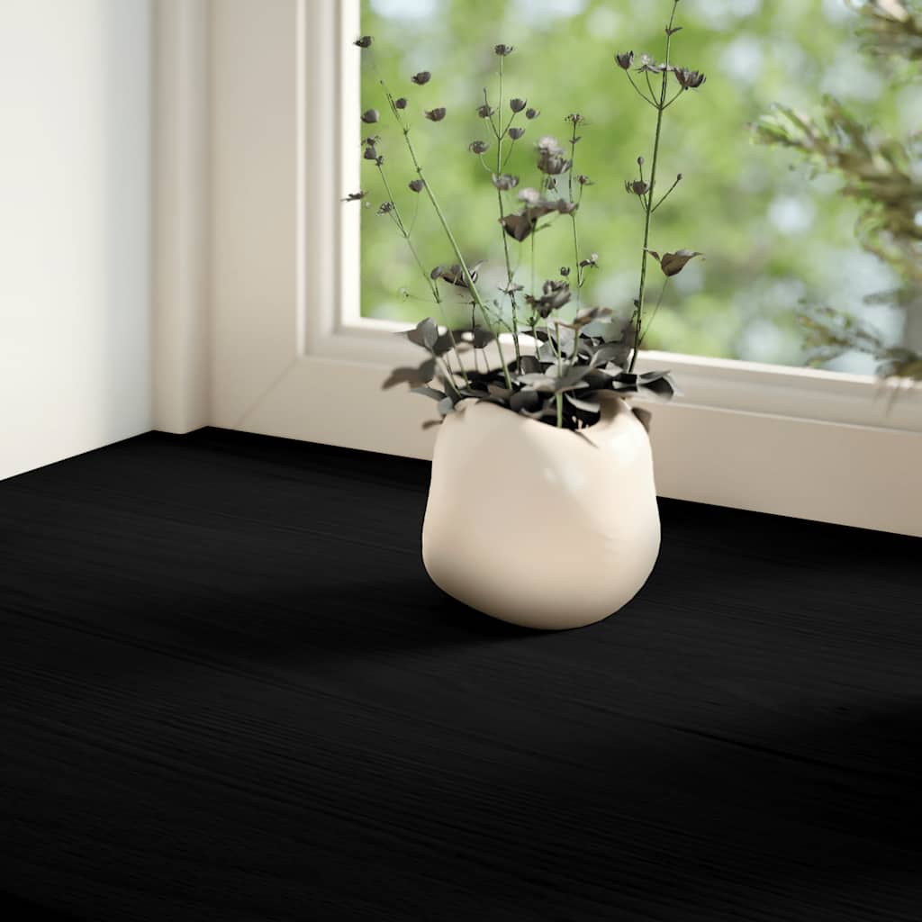 vidaXL Window Sills 2 pcs Dark Brown 140x15x2 cm Solid Wood Oak