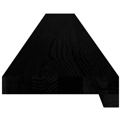 vidaXL Window Sills 2 pcs Dark Brown 140x15x2 cm Solid Wood Oak