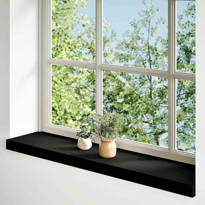 vidaXL Window Sills 2 pcs Dark Brown 80x20x2 cm Solid Wood Oak