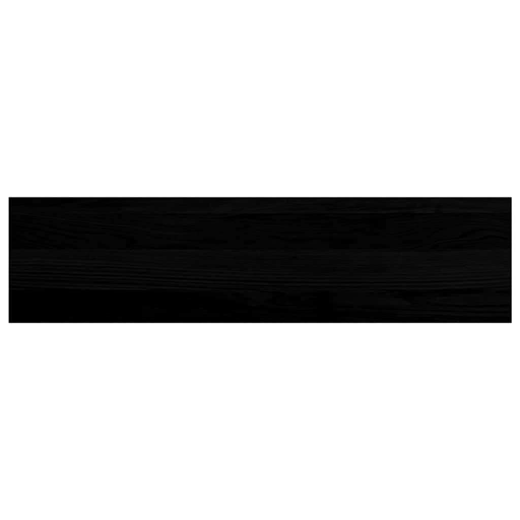 vidaXL Window Sills 2 pcs Dark Brown 80x20x2 cm Solid Wood Oak