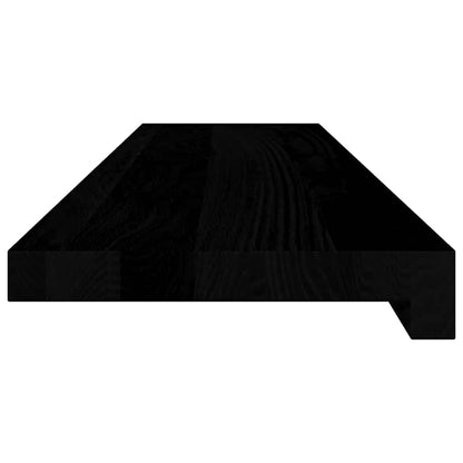 vidaXL Window Sills 2 pcs Brown Black 90x20x2 cm Solid Wood Oak
