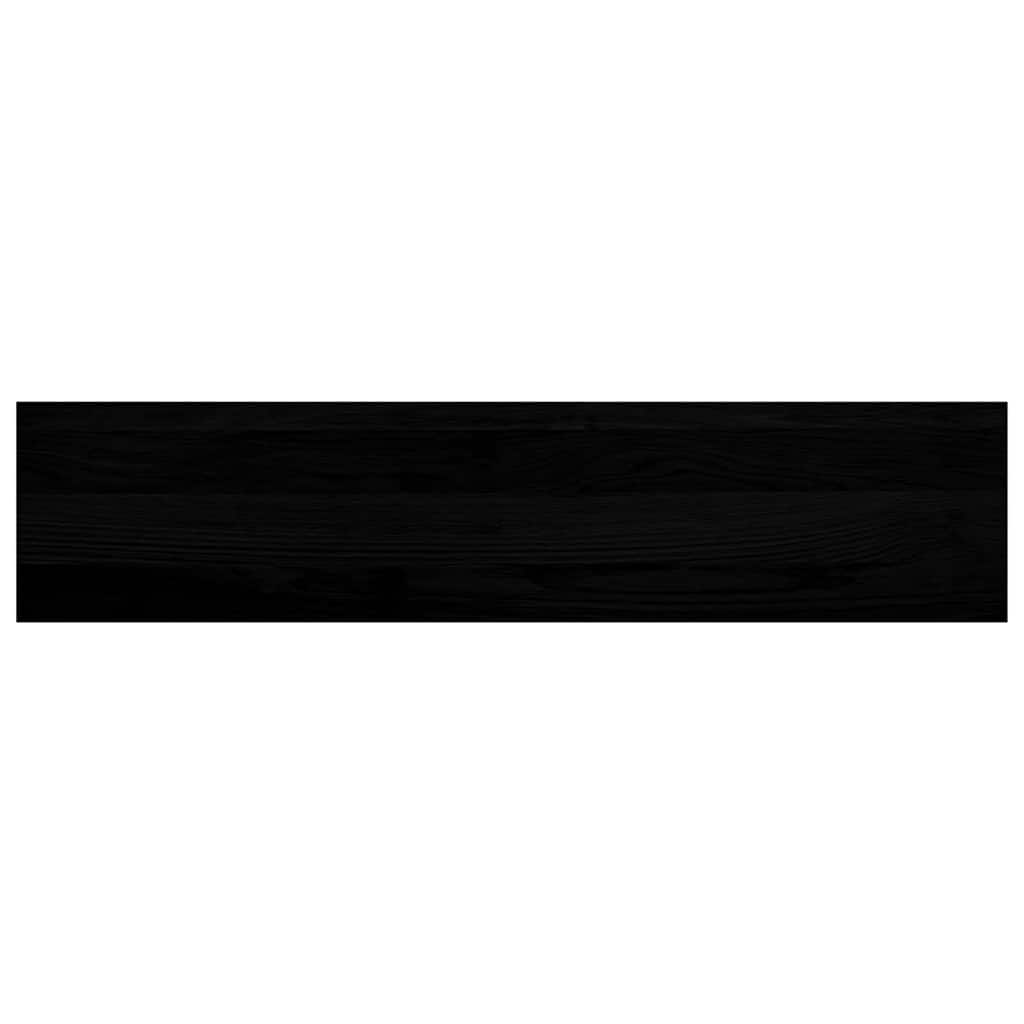 vidaXL Window Sills 2 pcs Brown Black 90x20x2 cm Solid Wood Oak