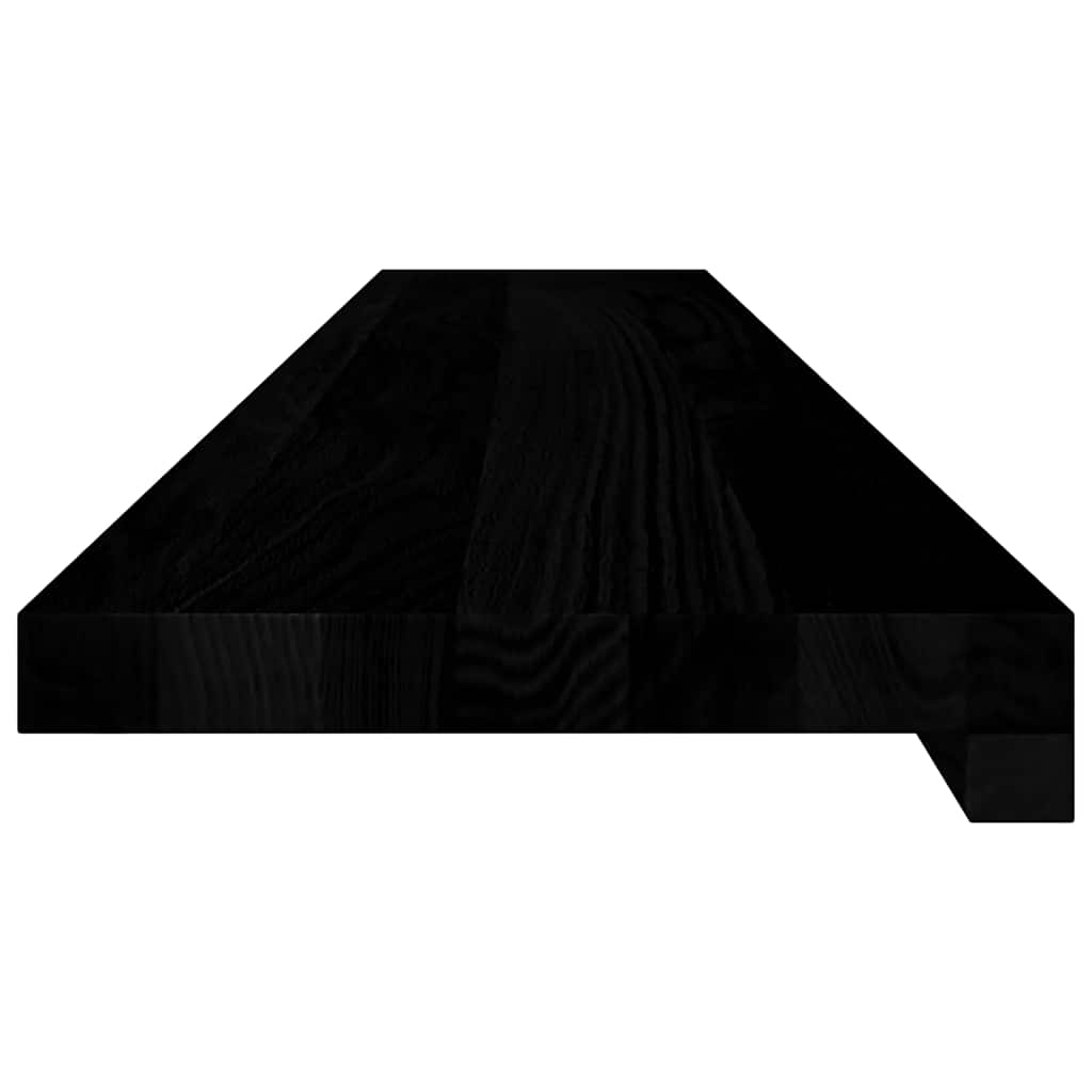vidaXL Window Sills 2 pcs Brown Black 110x20x2 cm Solid Wood Oak