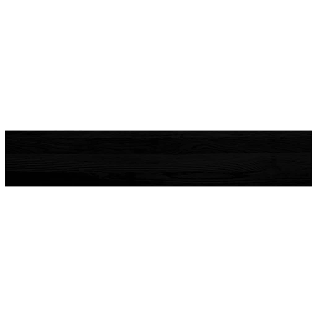 vidaXL Window Sills 2 pcs Brown Black 110x20x2 cm Solid Wood Oak