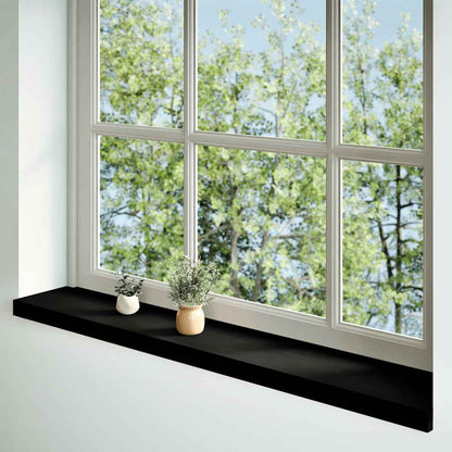 vidaXL Window Sills 2 pcs Dark Brown 160x20x2 cm Solid Wood Oak