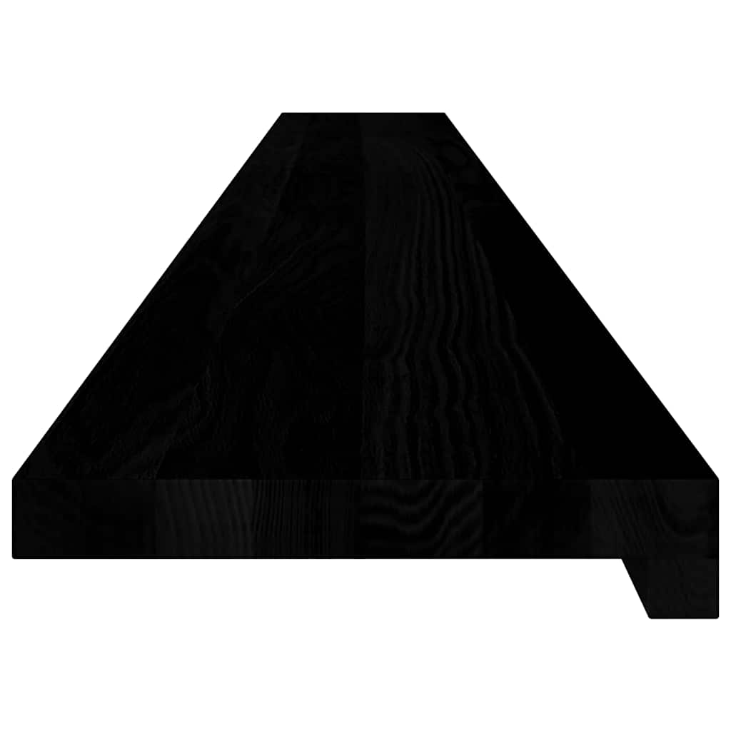 vidaXL Window Sills 2 pcs Dark Brown 160x20x2 cm Solid Wood Oak