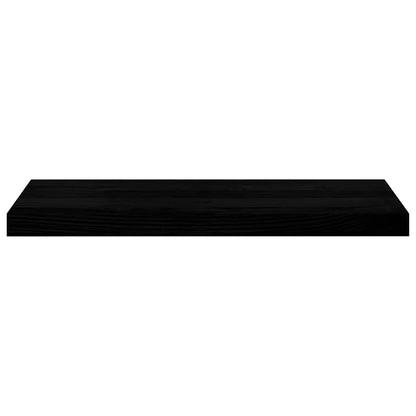 vidaXL Window Sills 2 pcs Brown Black 70x25x2 cm Solid Wood Oak